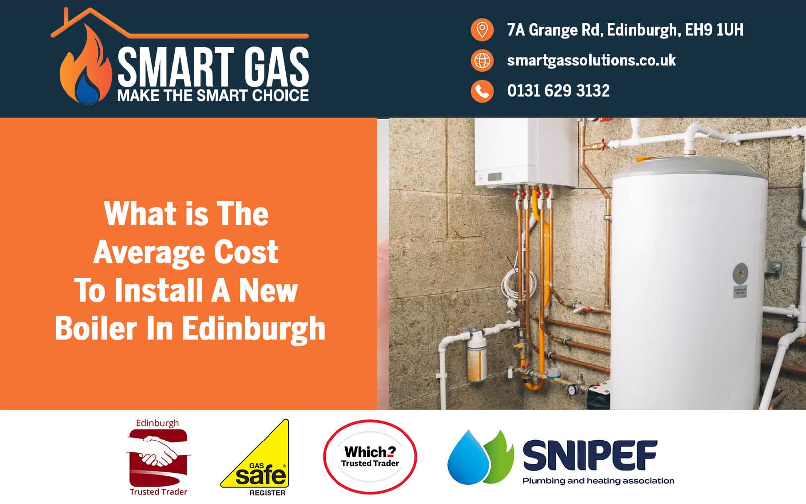 What is The Average Cost To Install A New Boiler In Edinburgh?